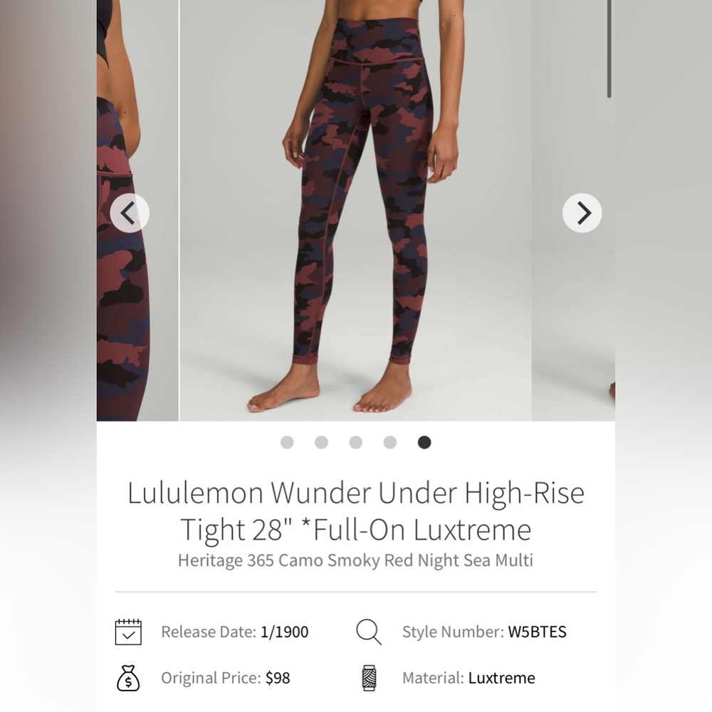 Lululemon Wunder Under Tight